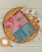 SC3494 - Tussar Digital Print With Stone